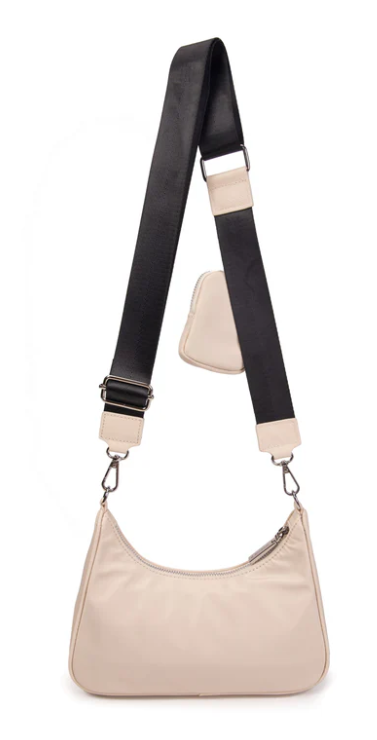 *MINI BAG NYLON BEIGE - Vivienne D