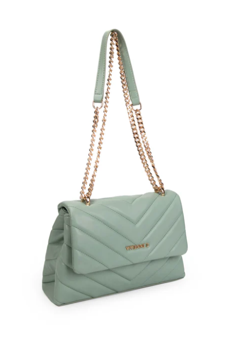 *MINI BAG MATELASSE VERDE - Vivienne D