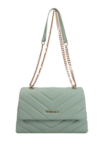 *MINI BAG MATELASSE VERDE - Vivienne D