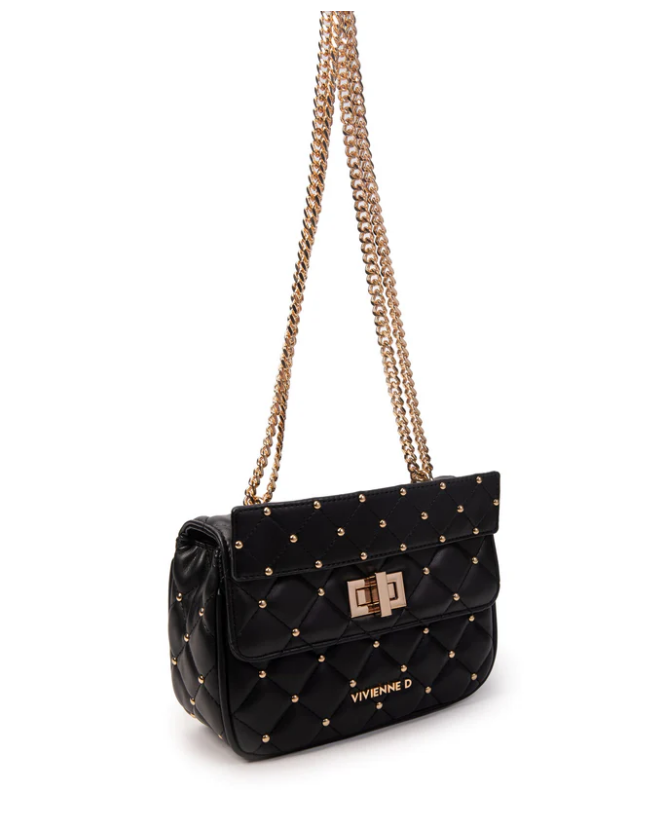 *MINI BAG SHINY NERA - Vivienne D